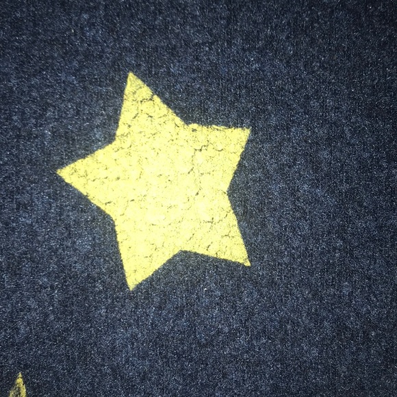 NWPCT Wildfox Yellow Stars and Moons Pullover Sz S - Picture 4 of 5